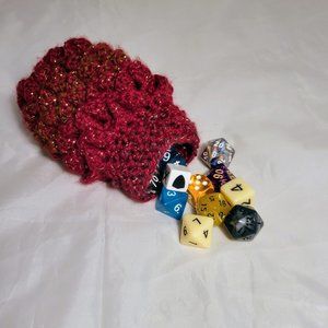 Dragon Scale Crocheted Pouch
